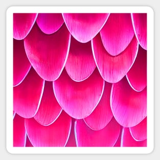 Dripping Flower Petals in Pink Sticker